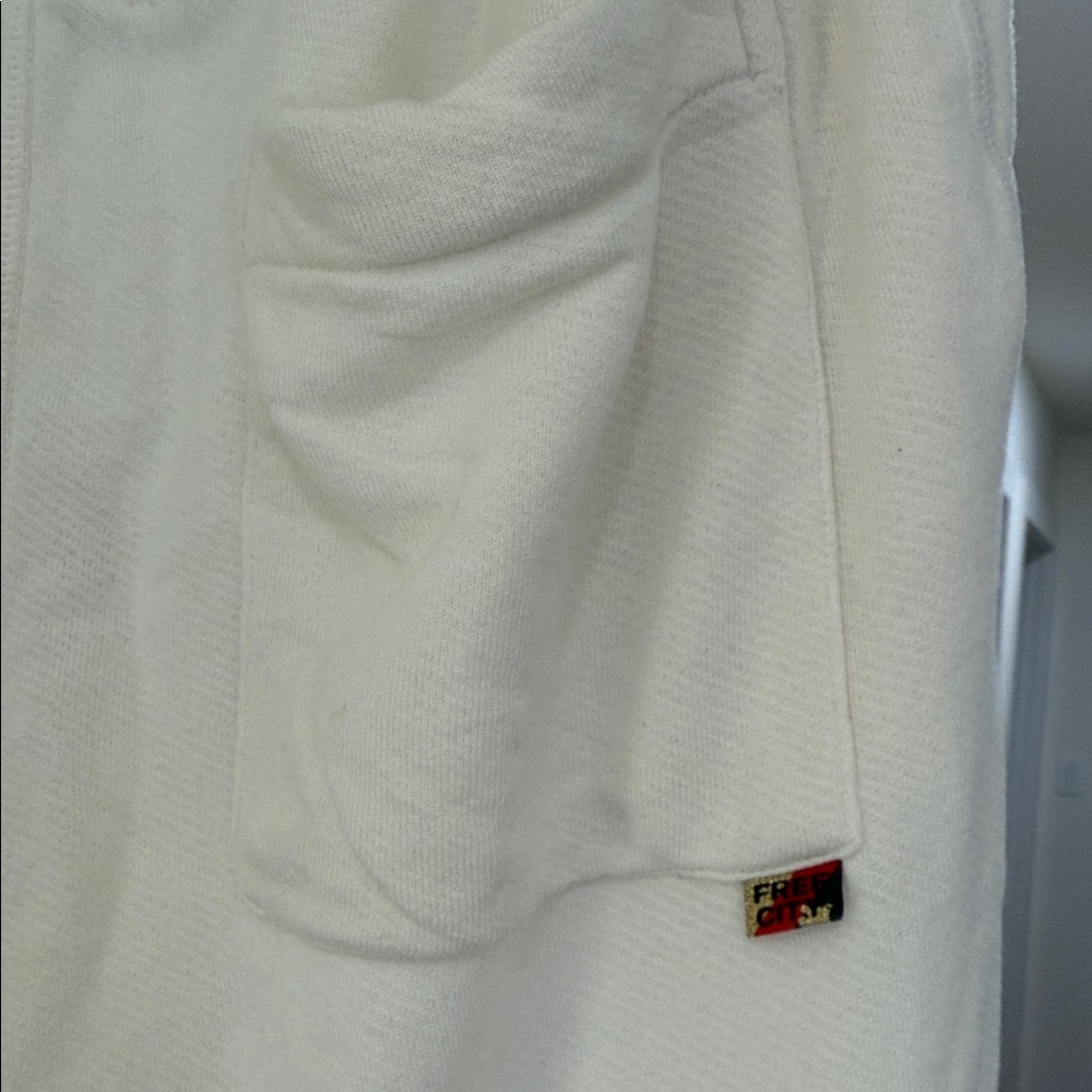 Freecity White Joggers with Black Logo - Picture 5 of 7